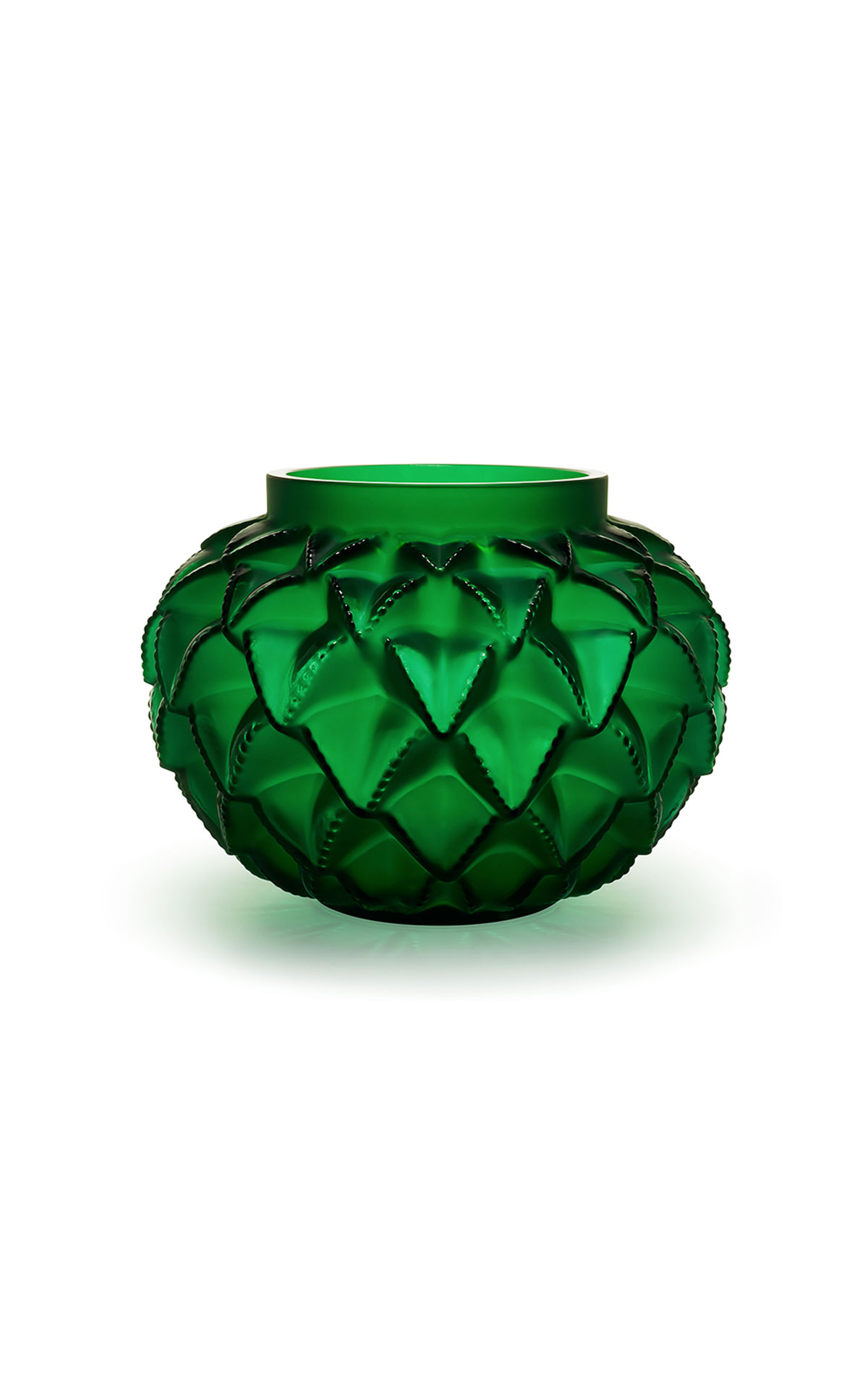 Lalique Vase languedoc vert from Bicester Village
