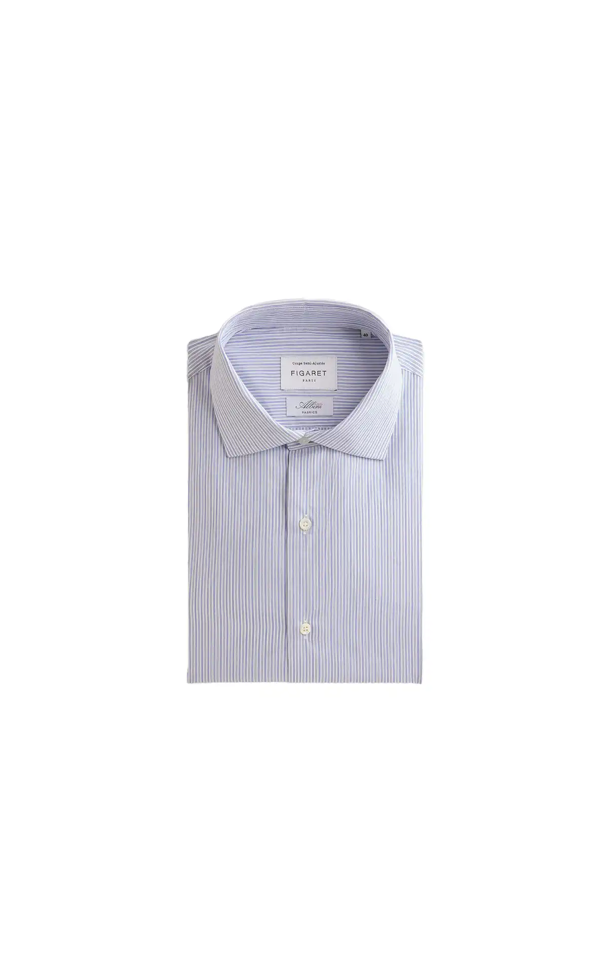 Figaret Chemise à rayures bleue homme La Vallée Village