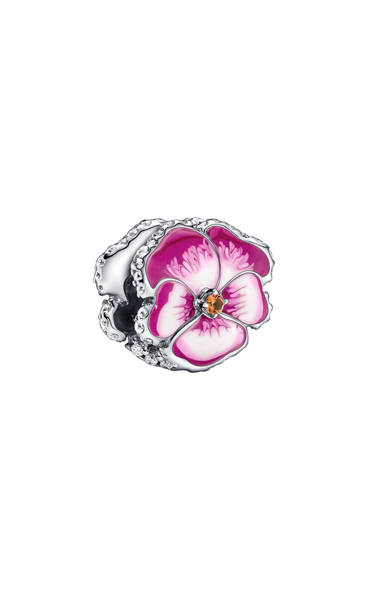 pink flower charm Pandora