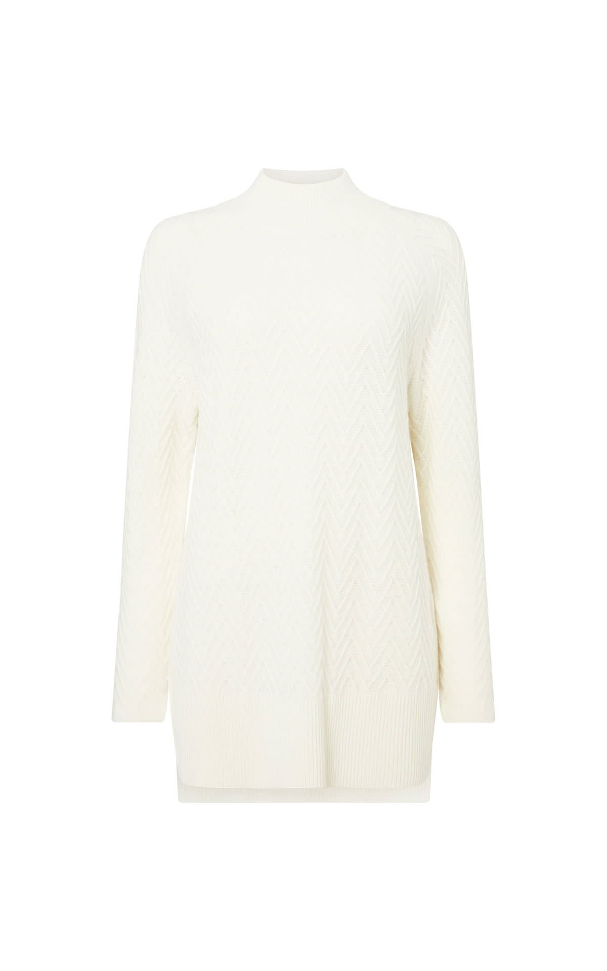 N. Peal Chevron stitch cashmere tunic from Bicester Village