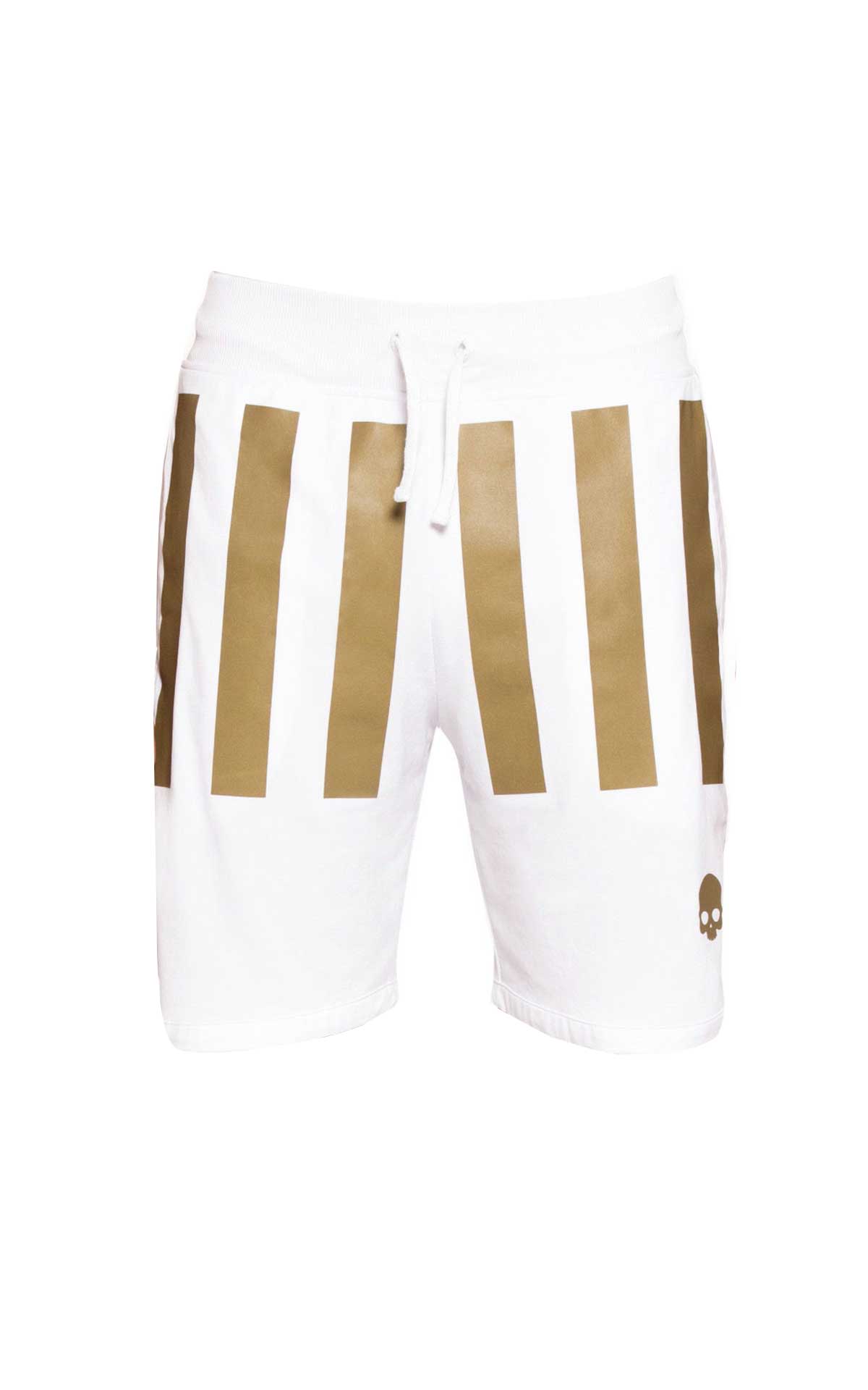 Hydrogen White and gold shorts