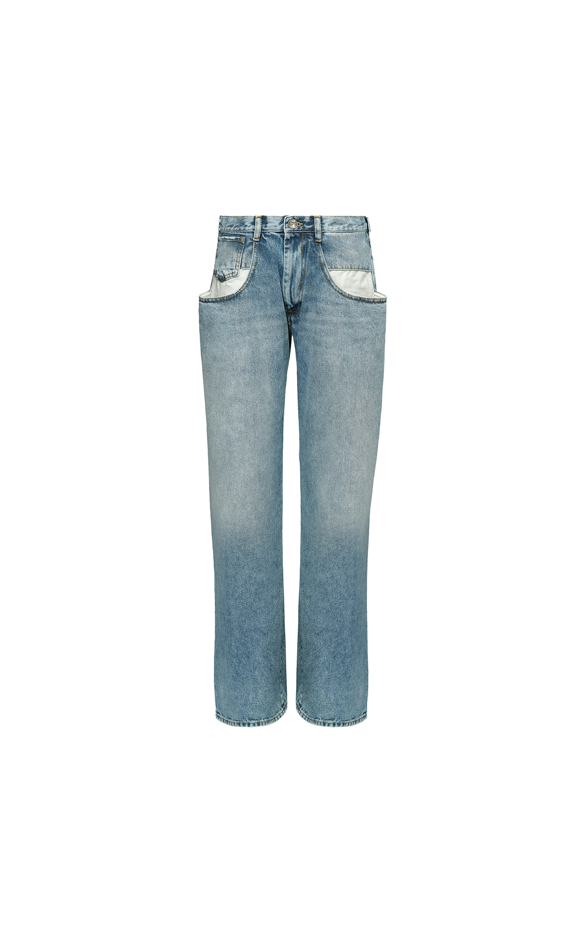 Maison Margiela Straight jeans with contrasted pockets from Bicester Village