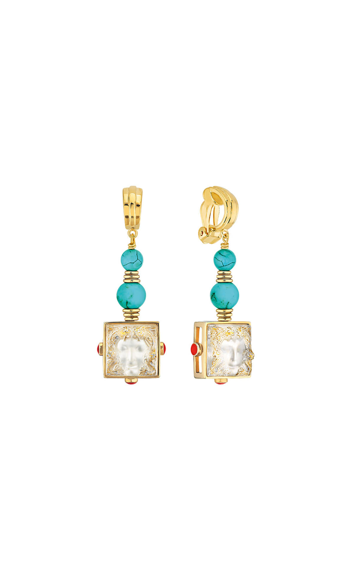 Lalique Bo clip arethuse inc vermeil from Bicester Village
