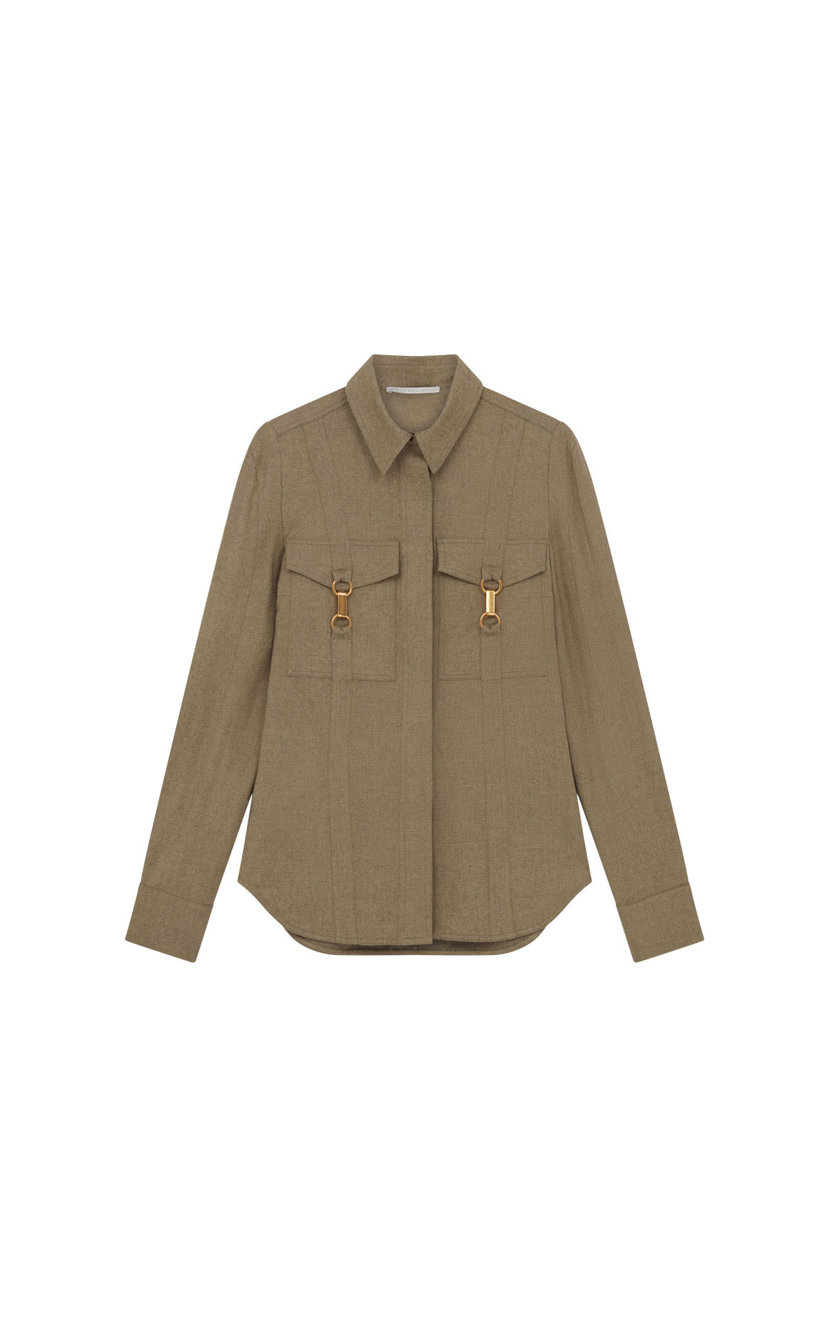 Stella McCartney Flannel hardware detailed shirt from Bicester Village