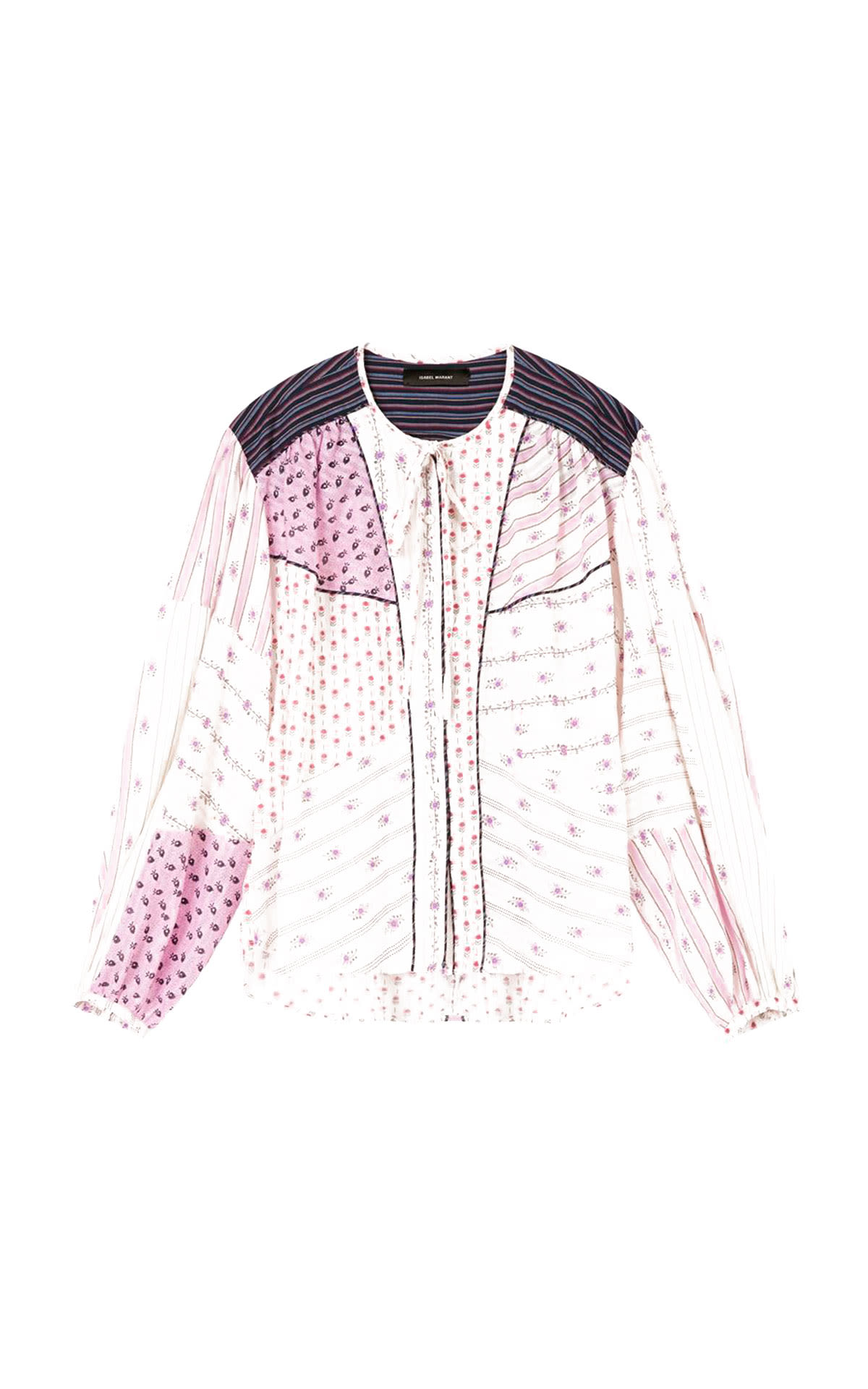 White and pink blouse Isabel Marant
