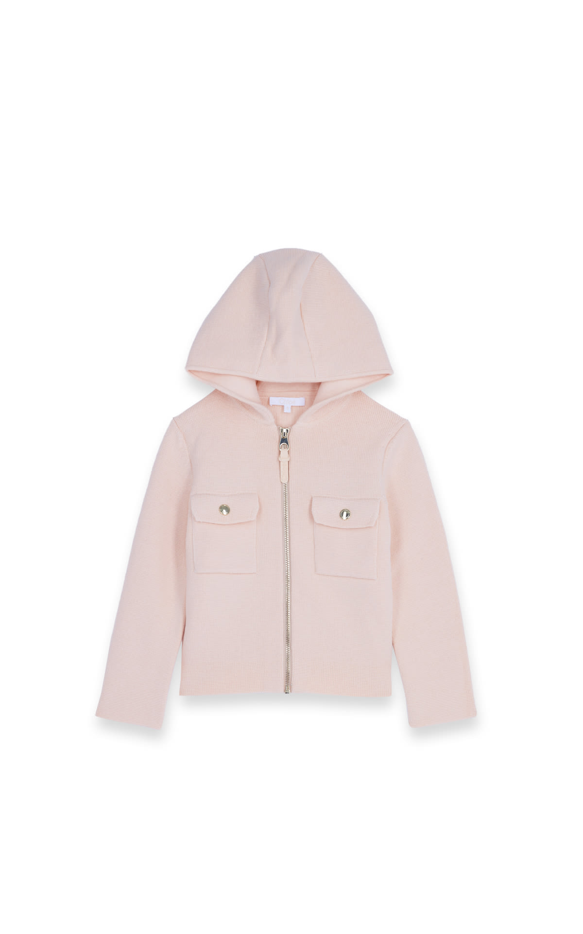 Chloé hooded cardigan with zipped pockets*