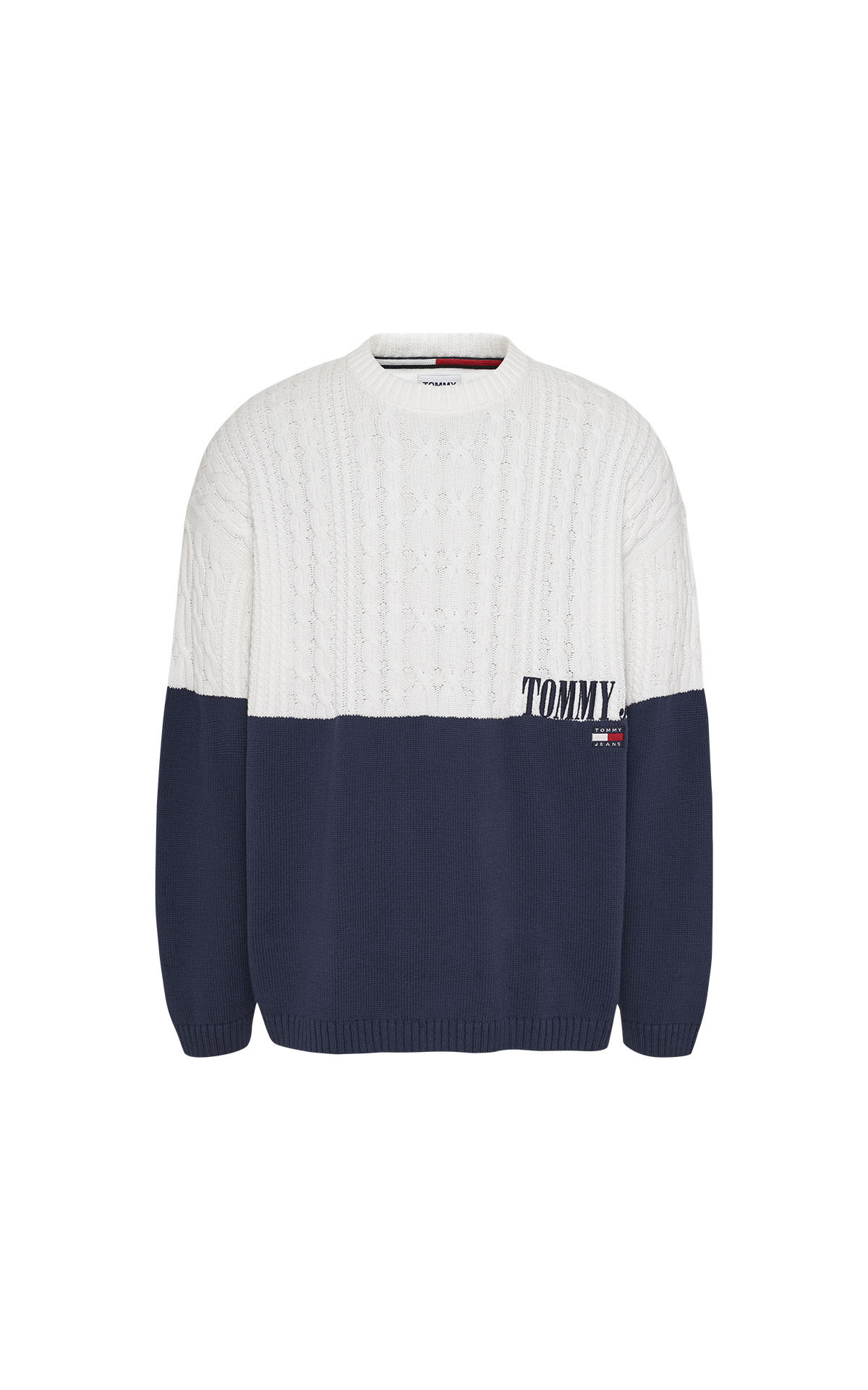 Jersey de punto con cuello redondo Tommy Hilfiger