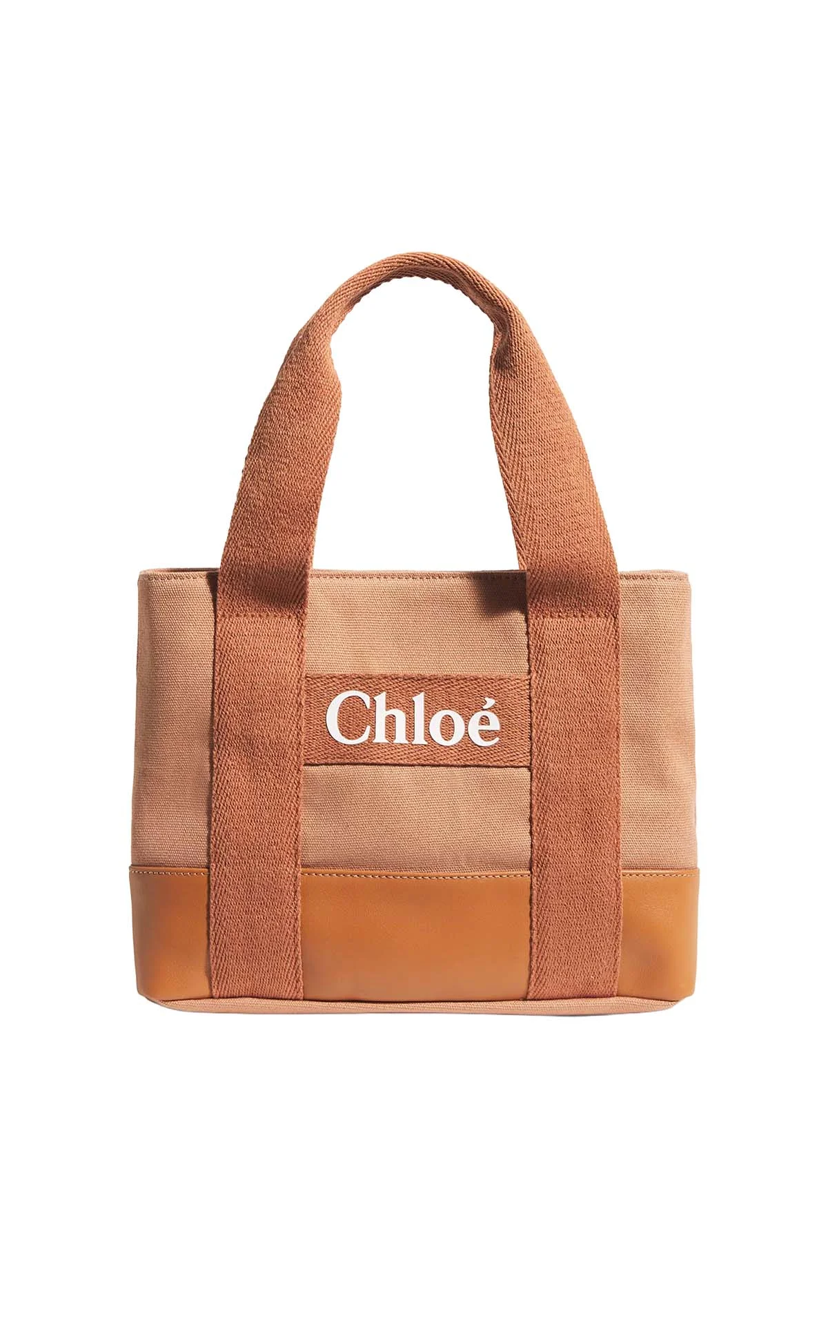 Kids around Chloé Kids canvas tote bag from Bicester Village