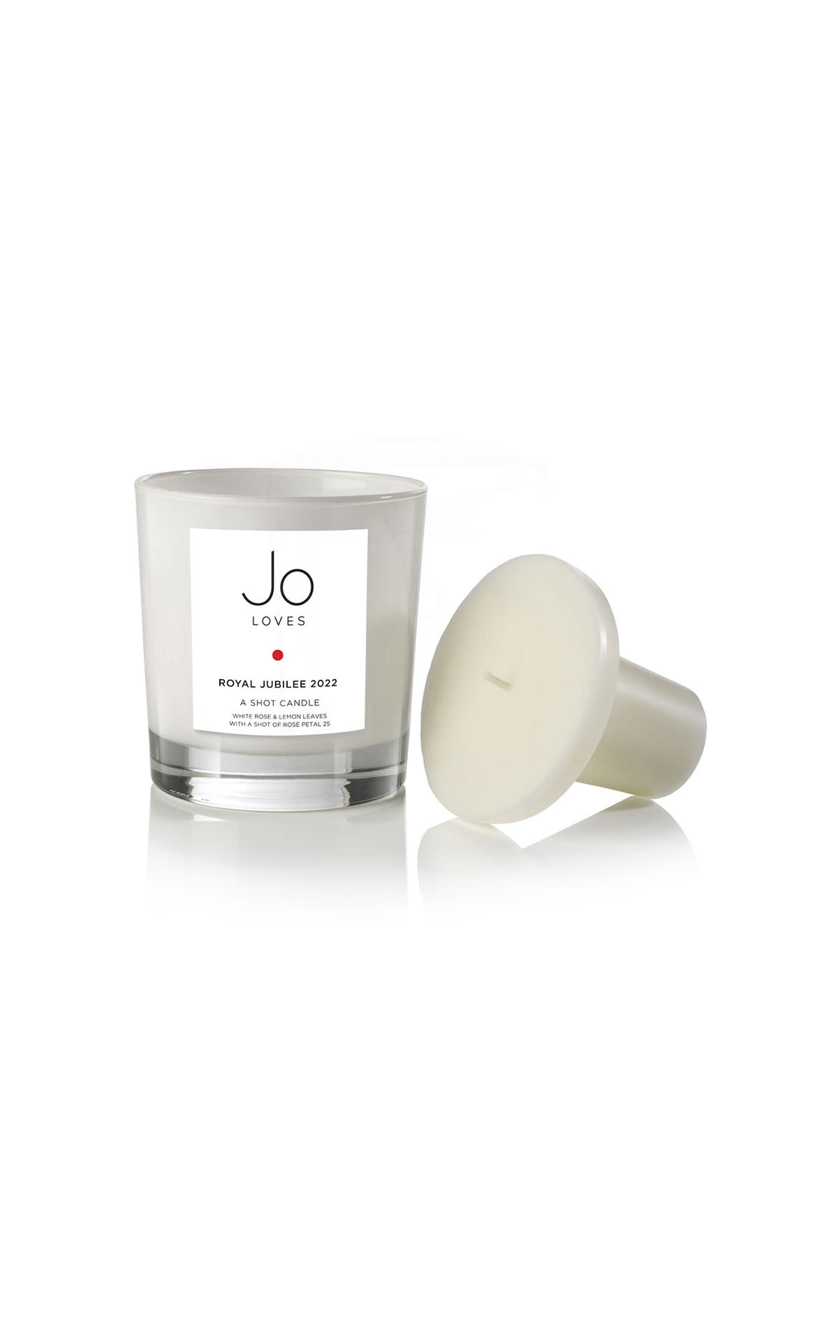 Jo Loves Exclusive royal jubilee shot candle from Bicester Village