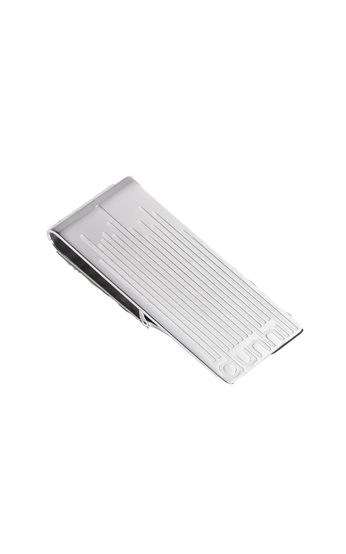 dunhill Moneyclip longtail stripes silver from Bicester Village