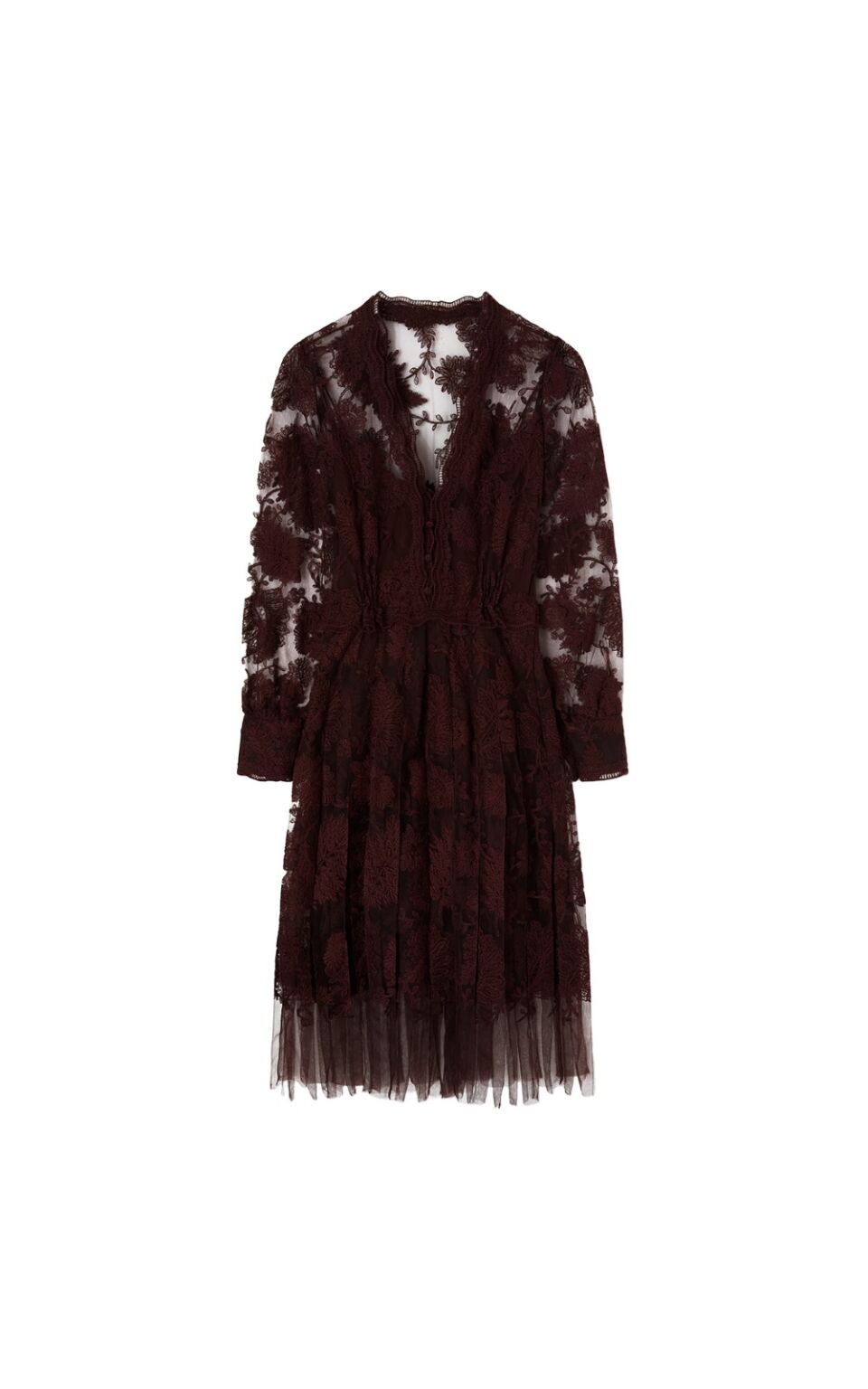  burgundy dress ERMANNO SCERVINO