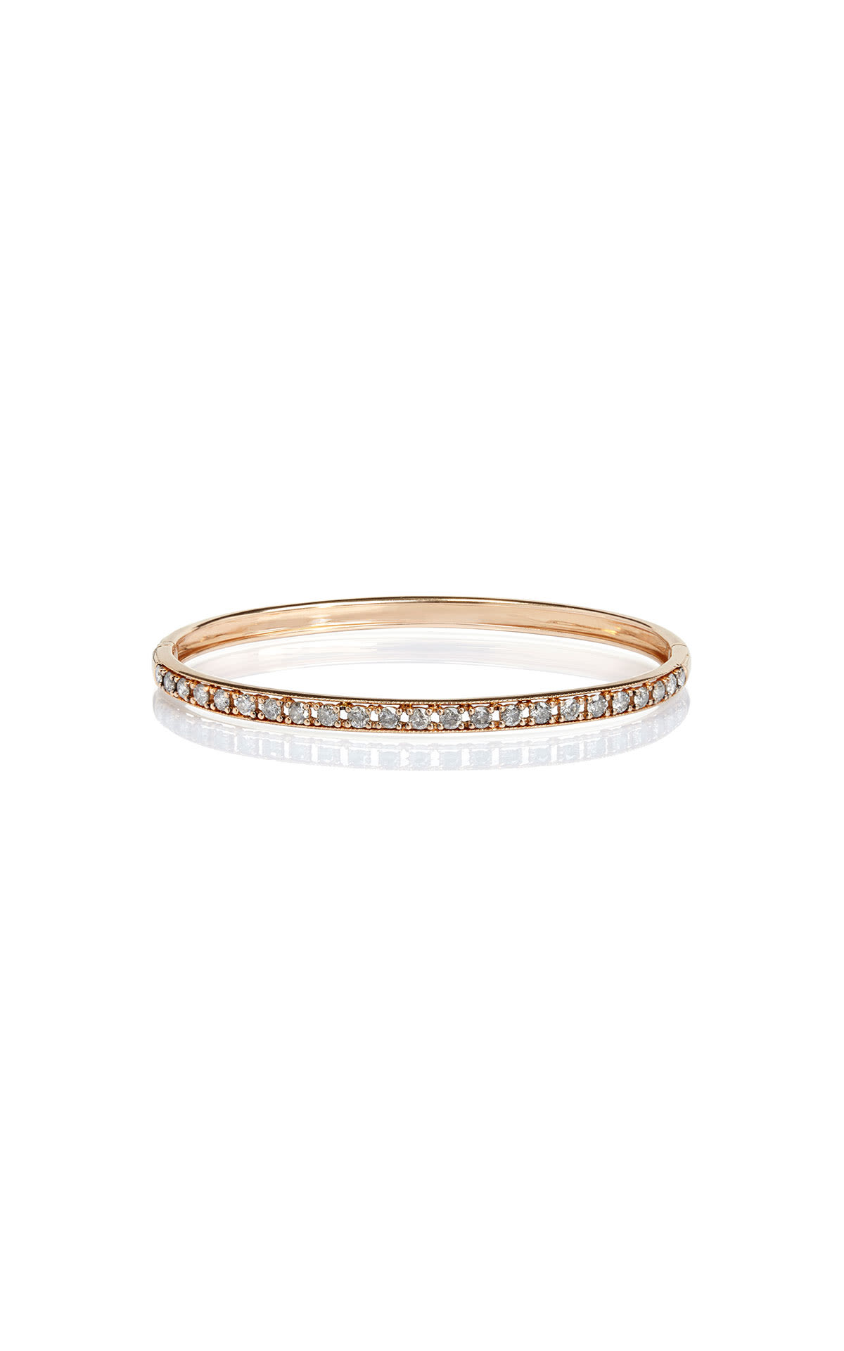 Annoushka Dusty diamond line bangle 18ct rose gold from Bicester Village