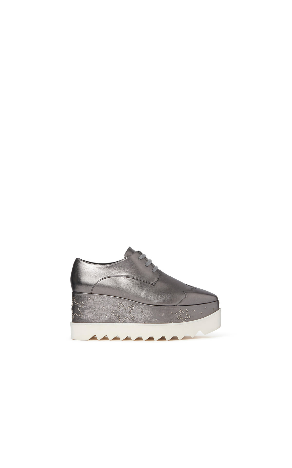 Sneakers grigio brillante