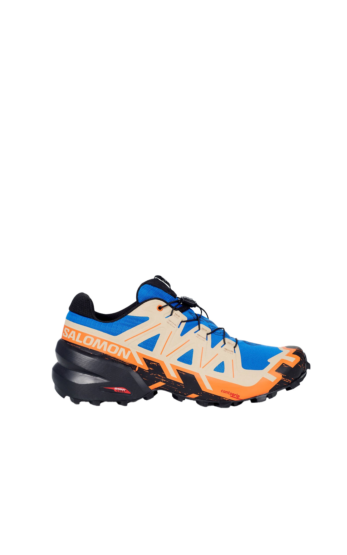 Blue and orange sneakers  salomon outlet barcelona la roca village