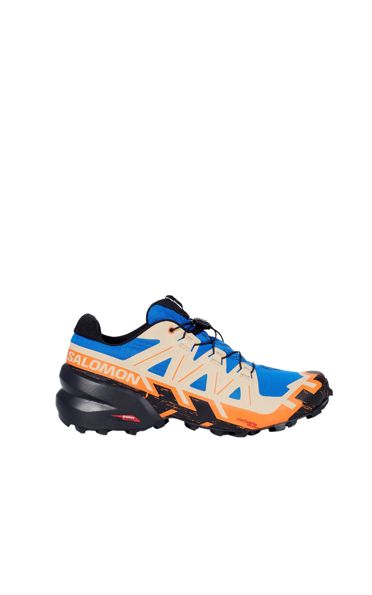 Blue and orange sneakers  salomon outlet barcelona la roca village