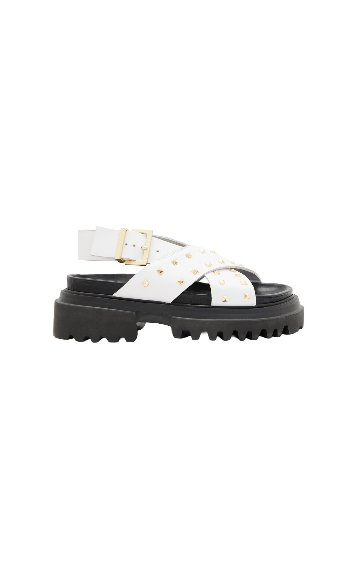 AllSaints Cosmo stud sandals from Bicester Village