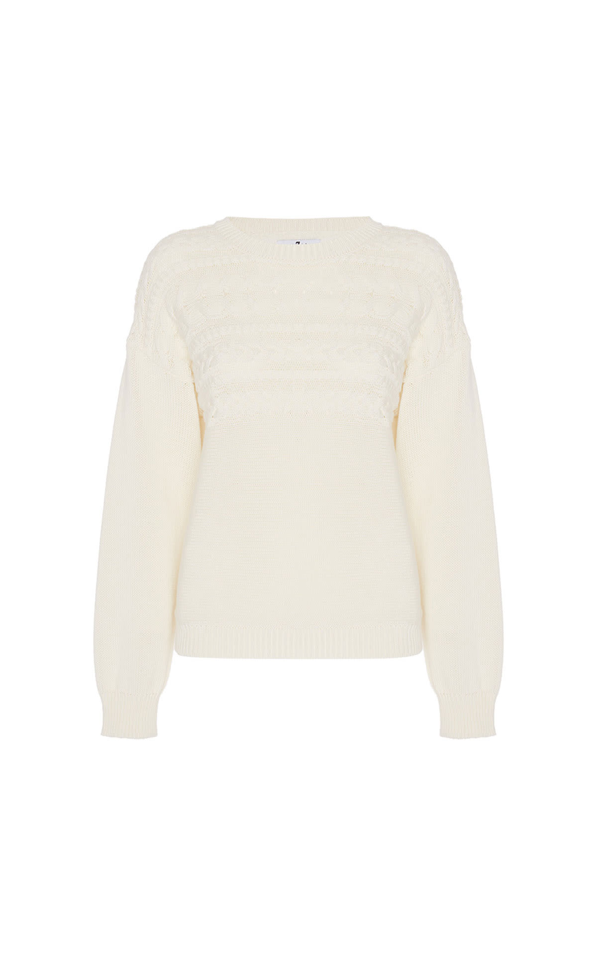 7 For All Mankind Cable knit cotton wool from Bicester Village