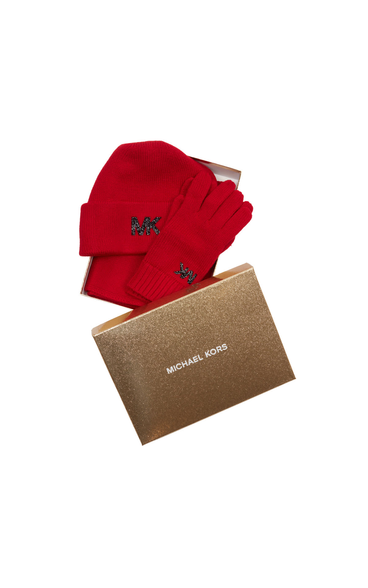 Micheal Kors Gift box hat and gloves from Bicester Village