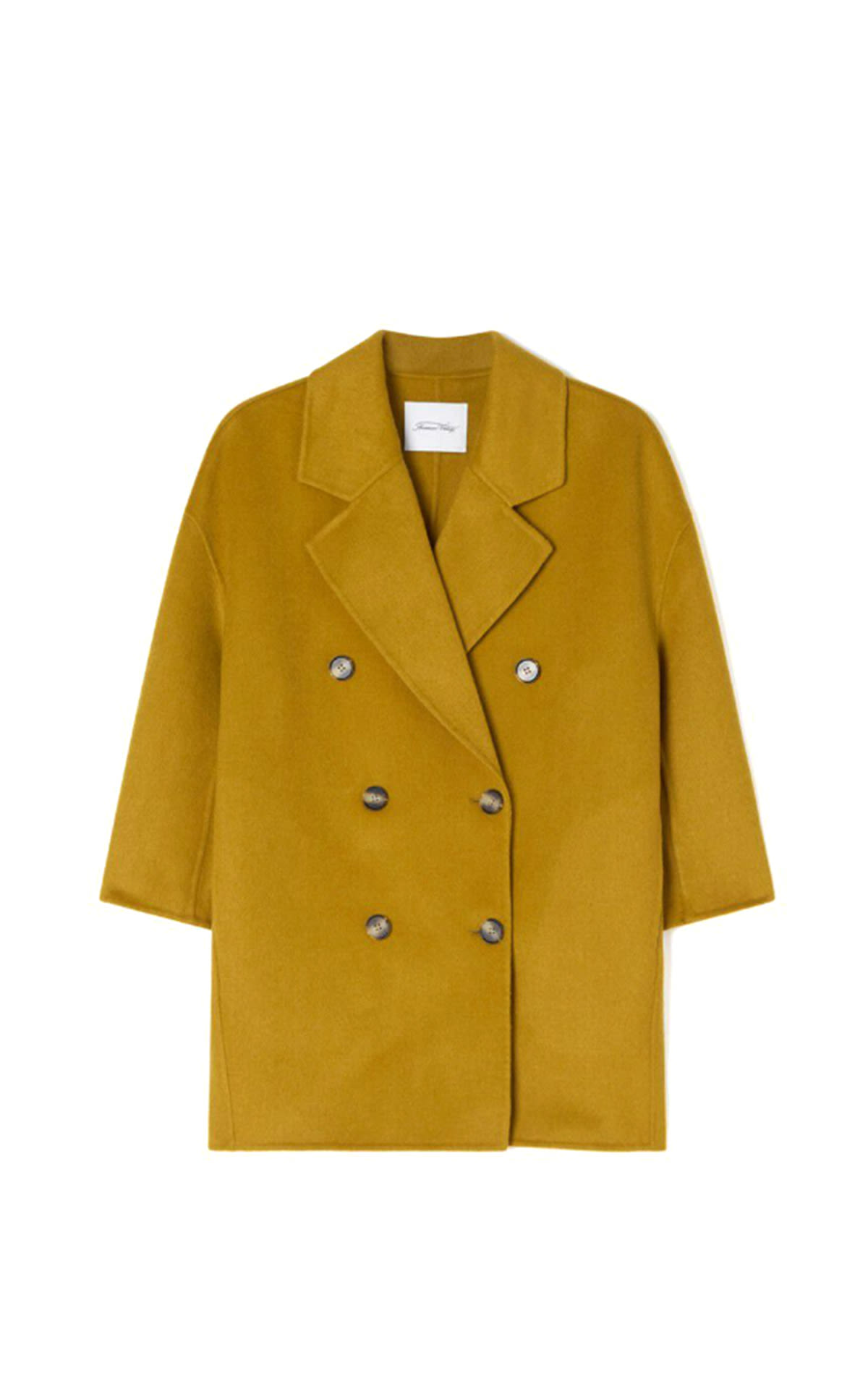 abrigo amarillo American Vintage