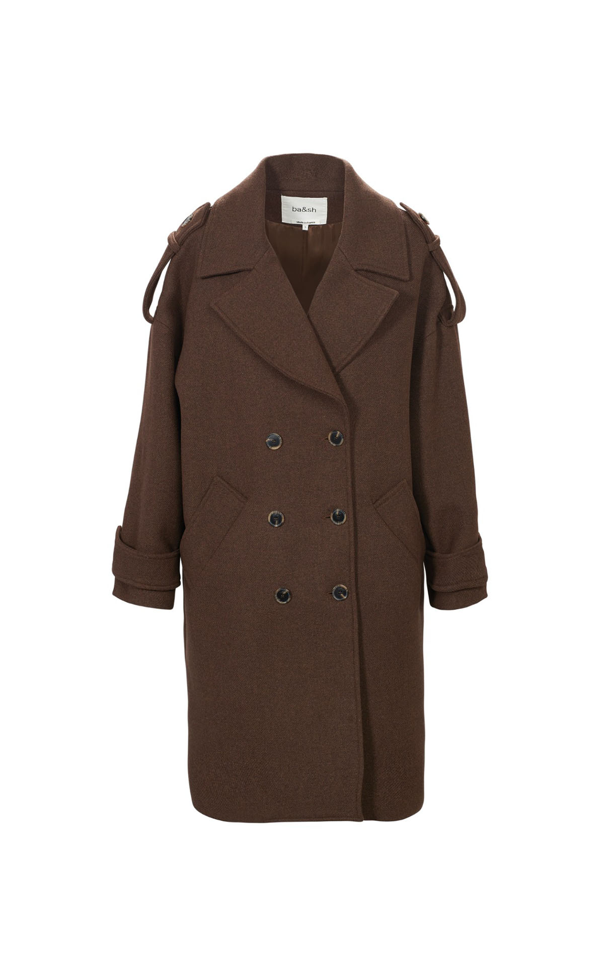 Long brown coat ba&sh