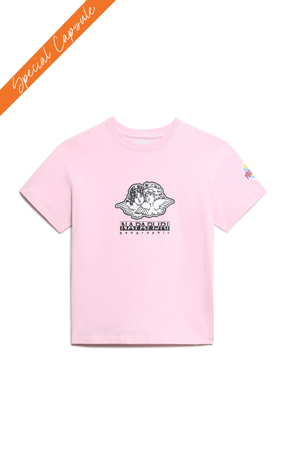 Pink short sleeve t-shirt Napapijri