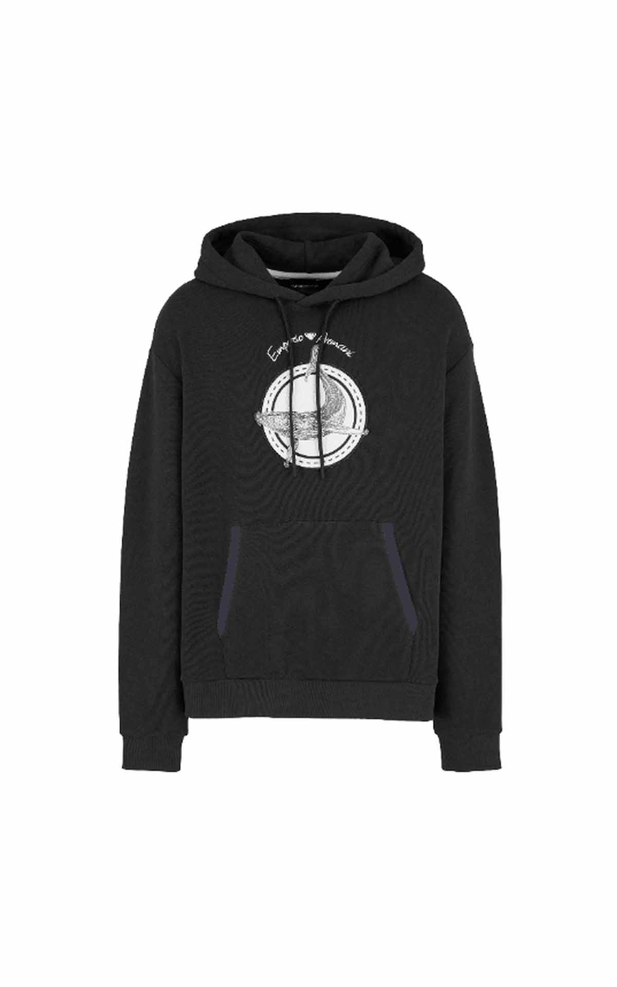 Armani men black sweatshirt La Vallée Village