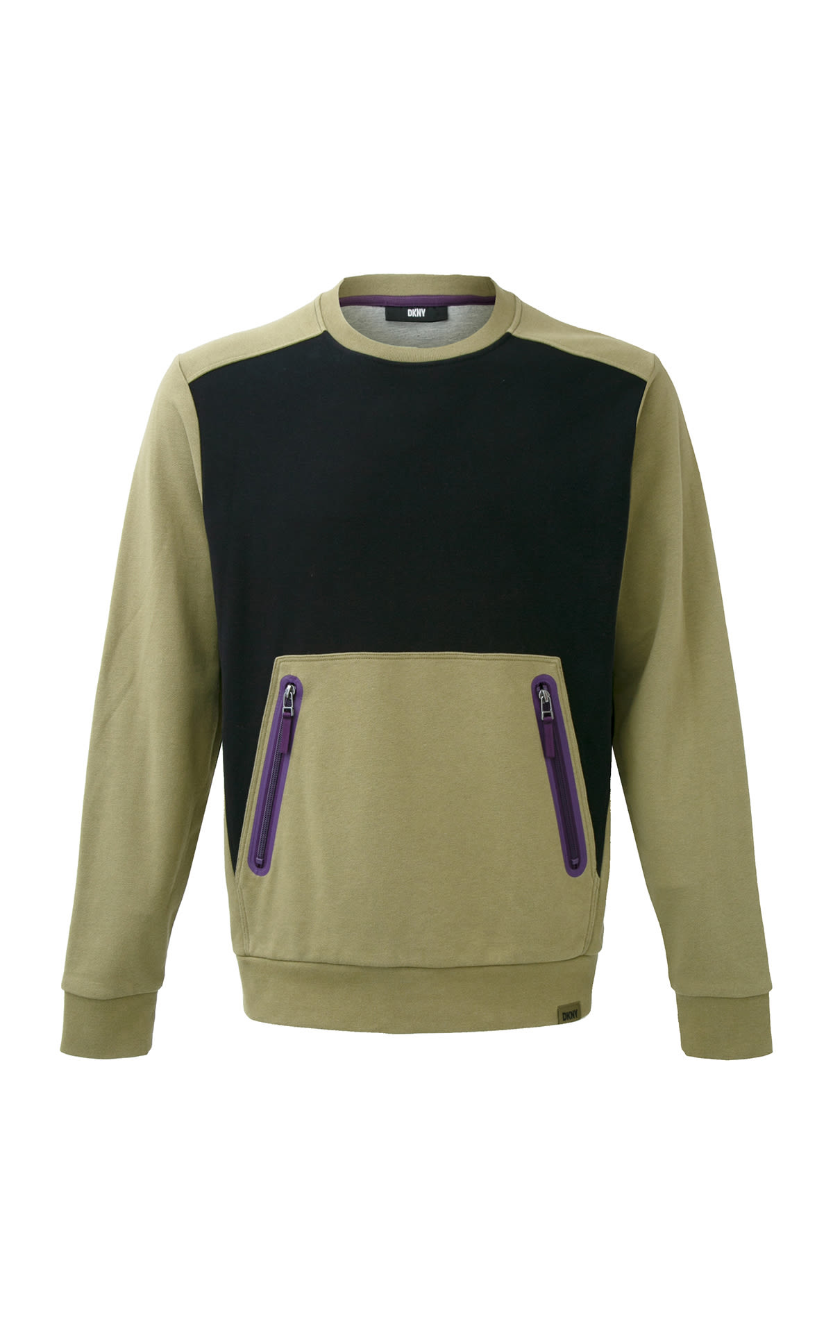 DKNY Long sleeve colorblock crew from Bicester Village