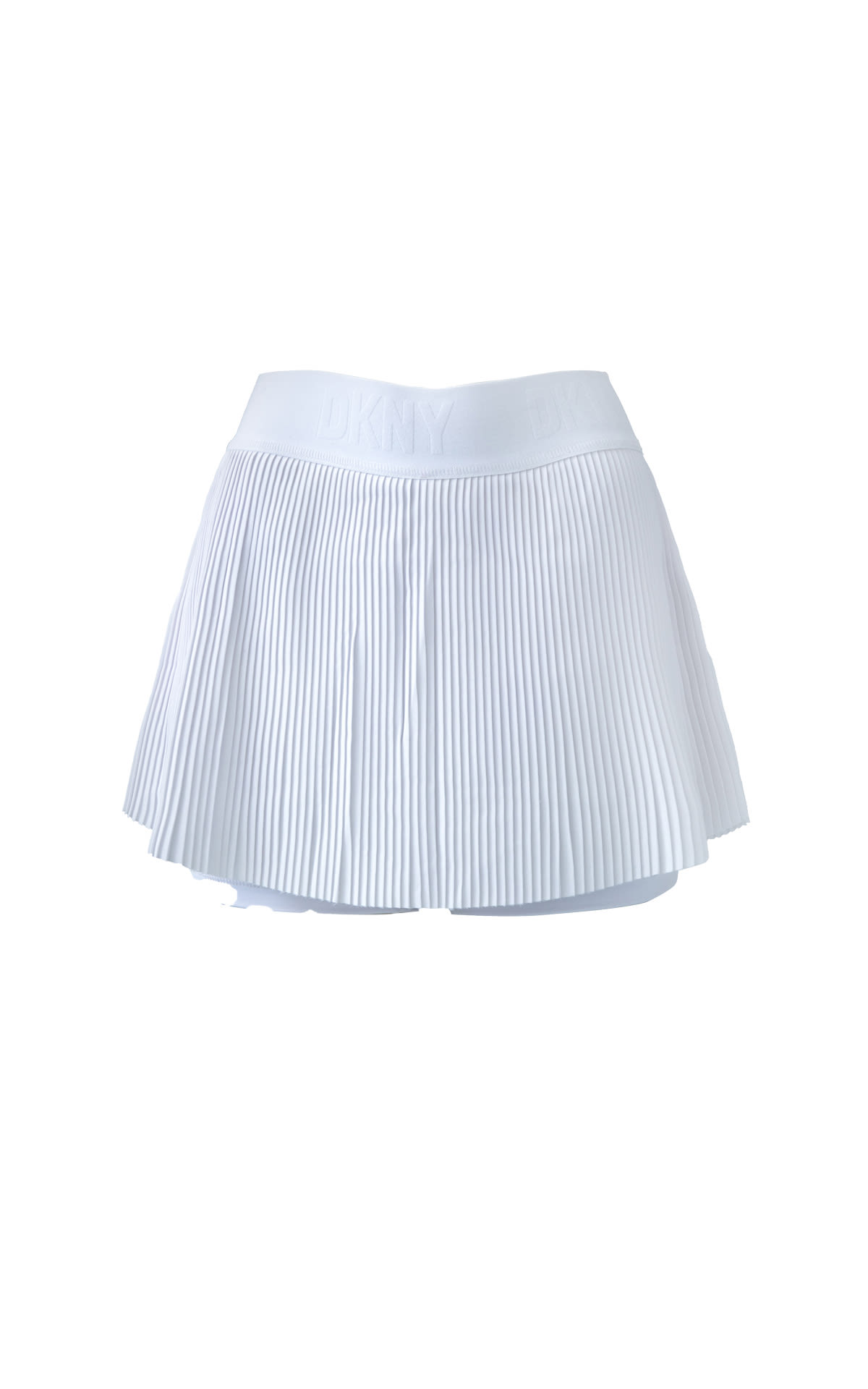 Pleated short skirt with elastic band DKNY