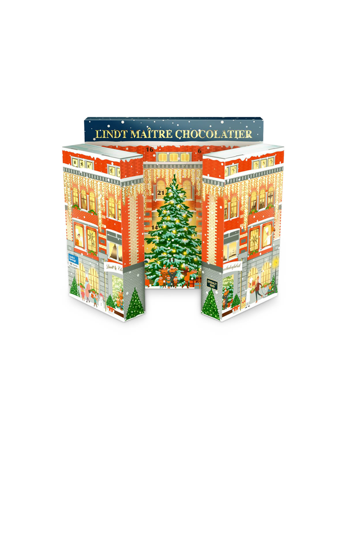 Advent calendar with factory decoration Lindt