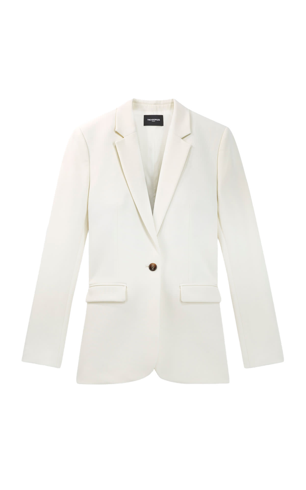 Fitted white blazer The Kooples