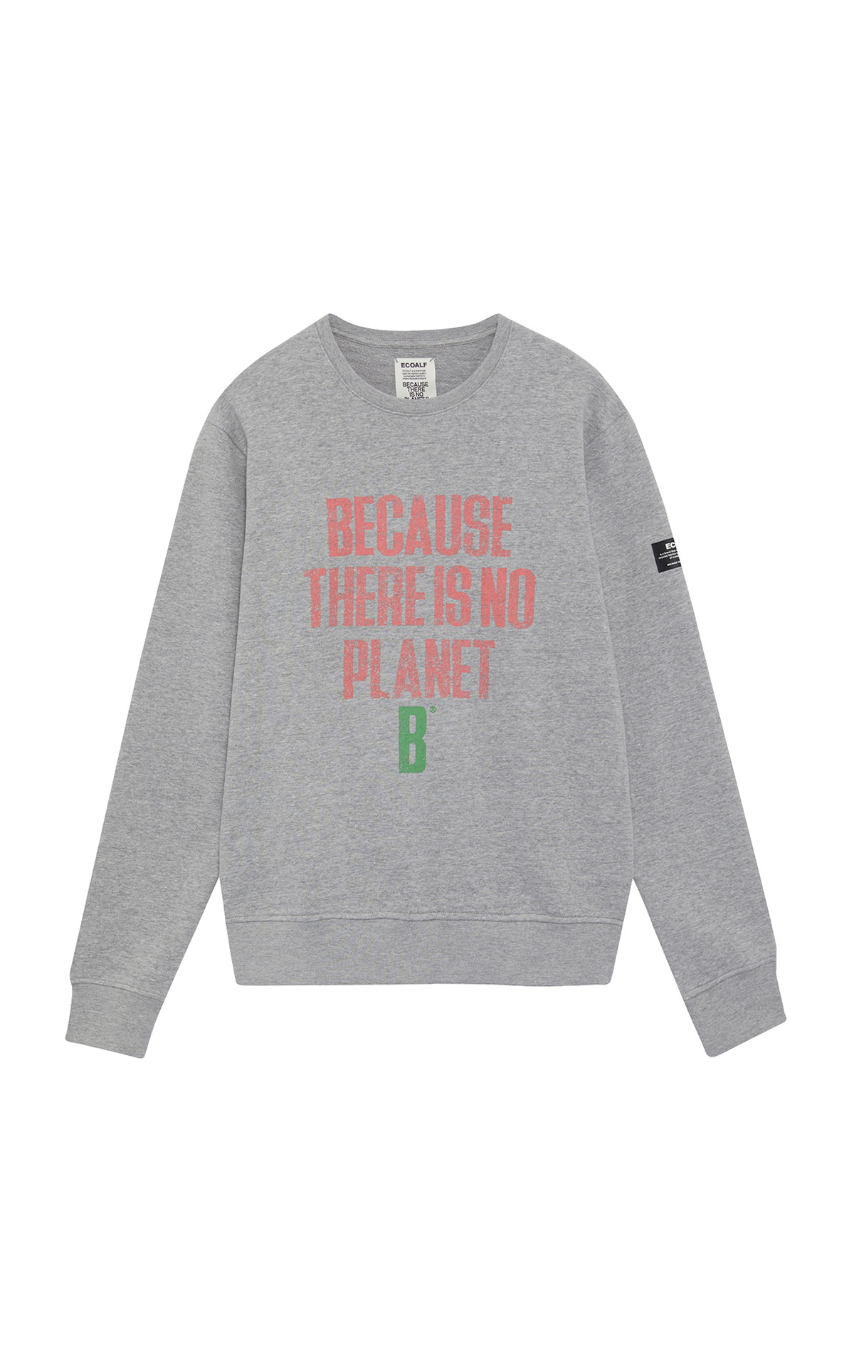 Gray sweatshirt without hood Ecoalf