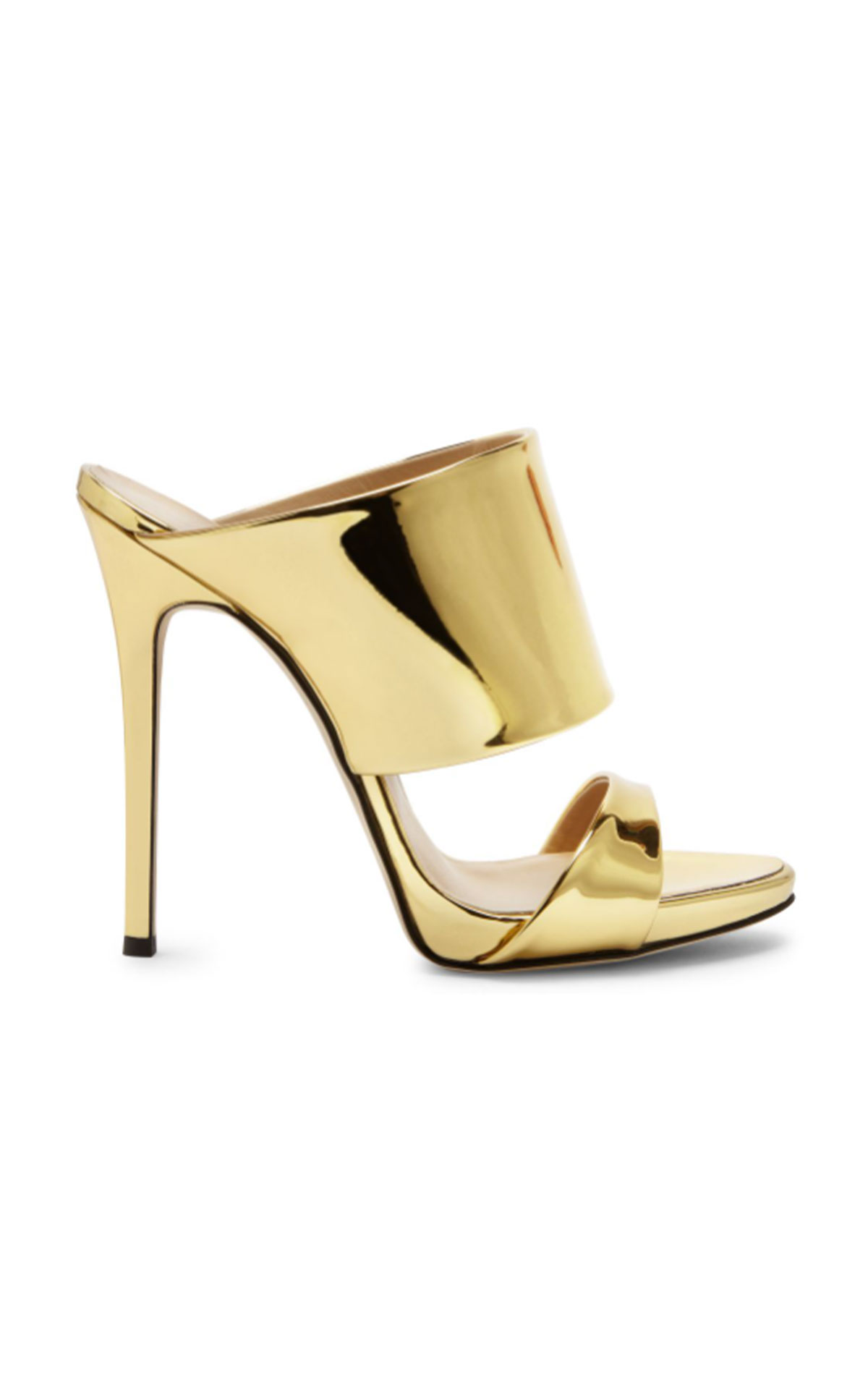Giuseppe Zanotti Andrea gold heel from Bicester Village