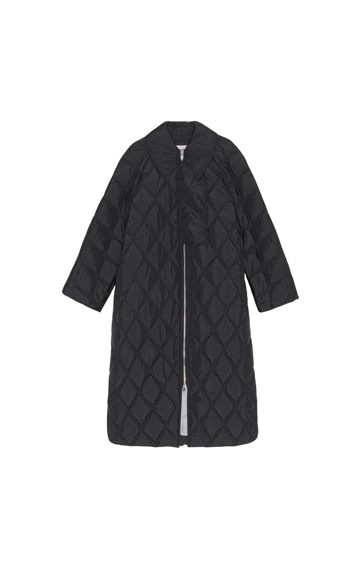 Ganni Black coat from Bicester Village