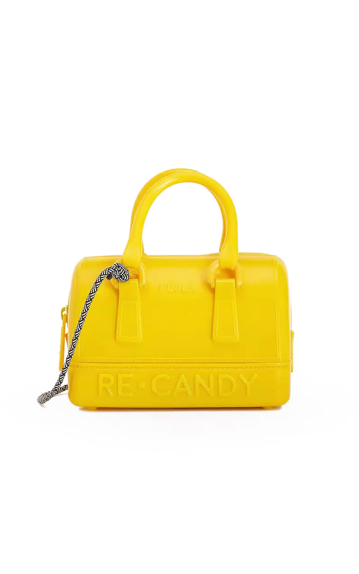 Yellow handbag Furla