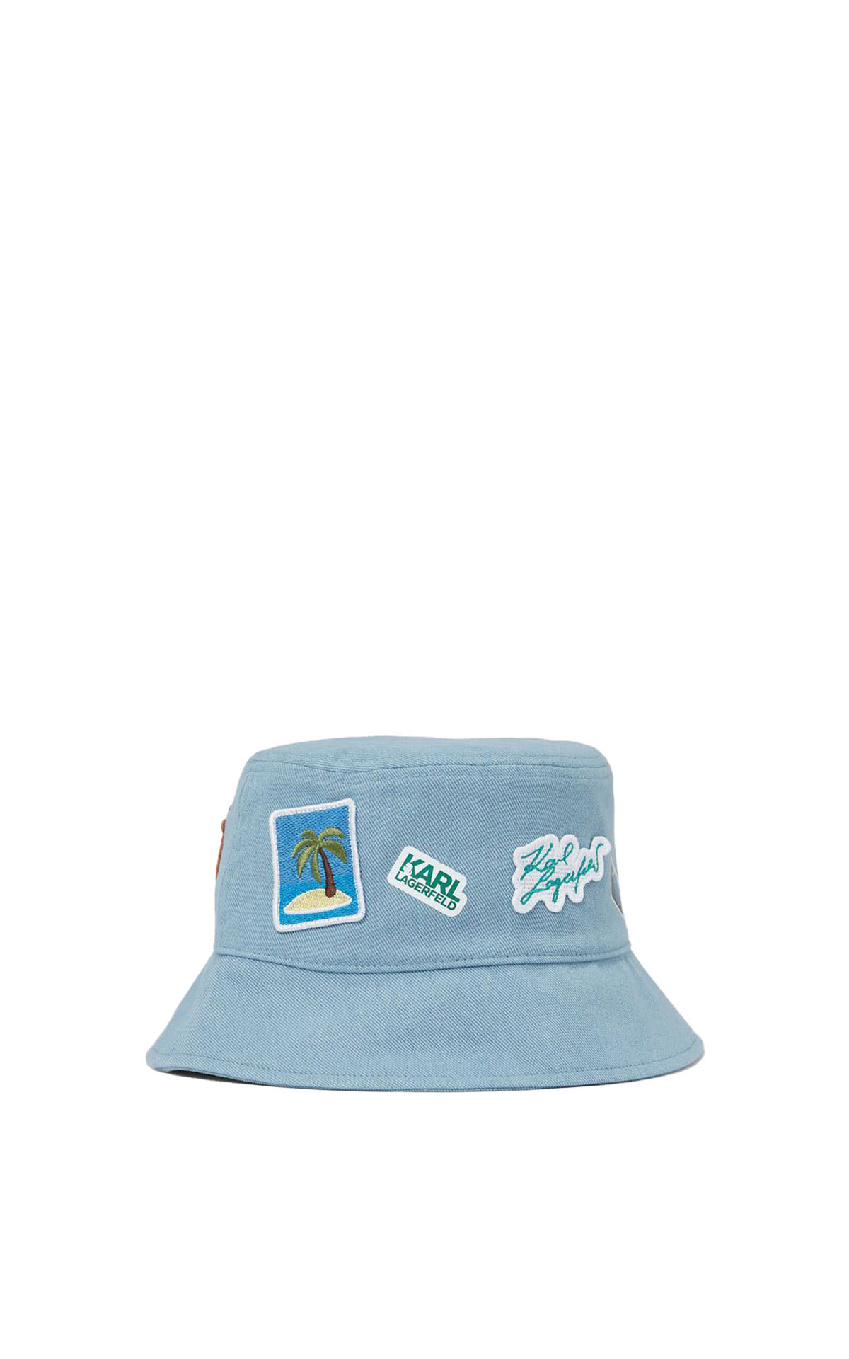 Sombrero de pescador azul Karl Lagerfeld