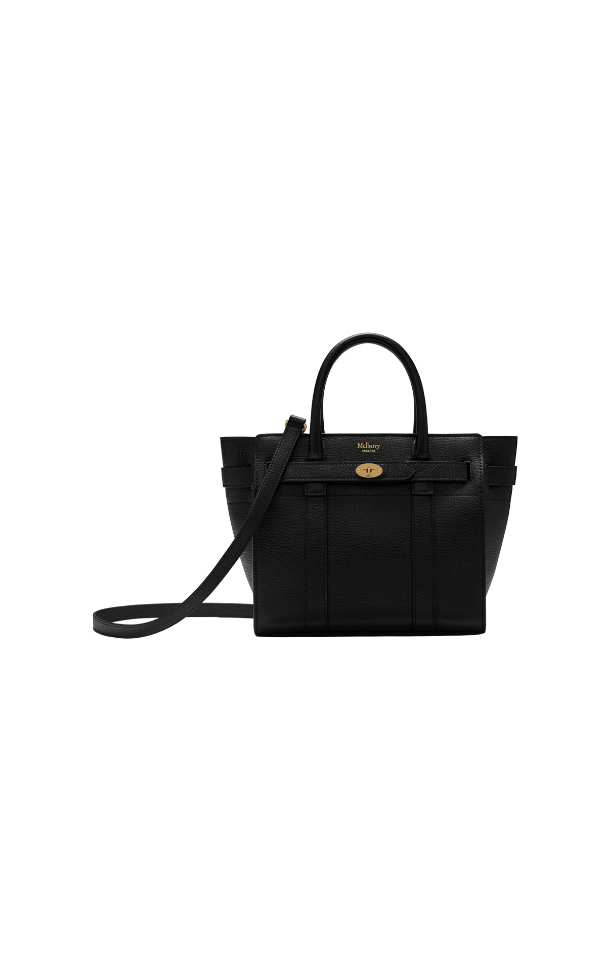 Mulberry Mini zipped bayswater small classic grai from Bicester Village