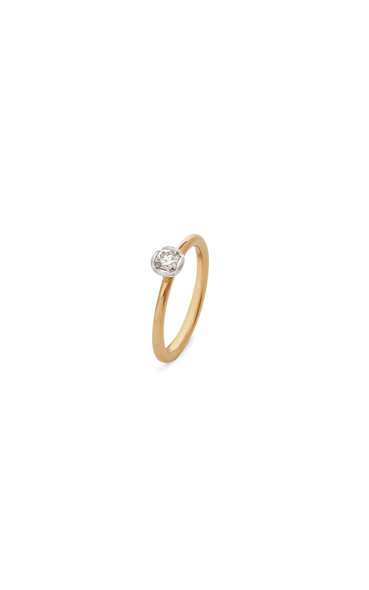Annoushka Maguerite 18ct yellow gold solitaire ring from Bicester Village