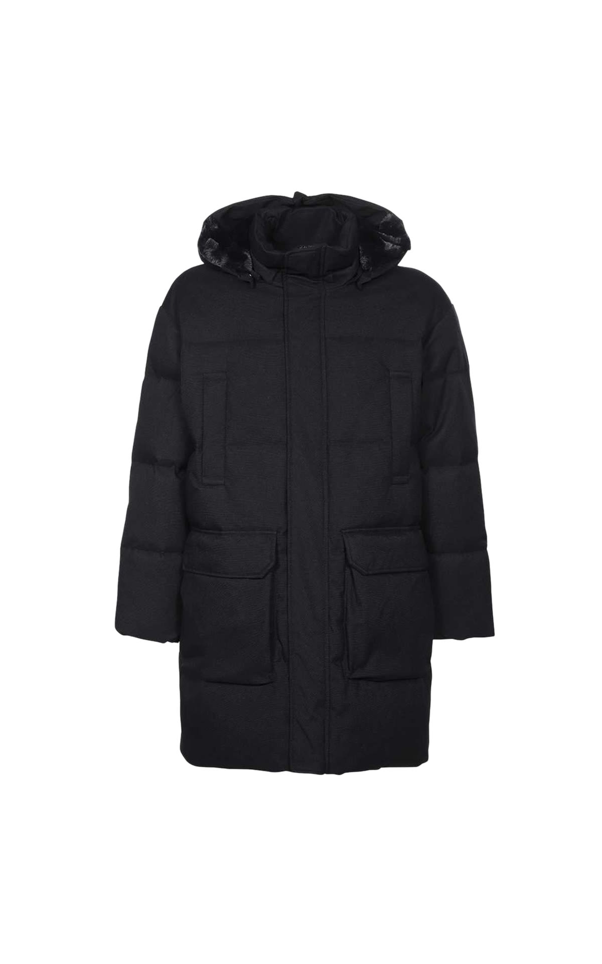 Armani Quilted down jacket with hood