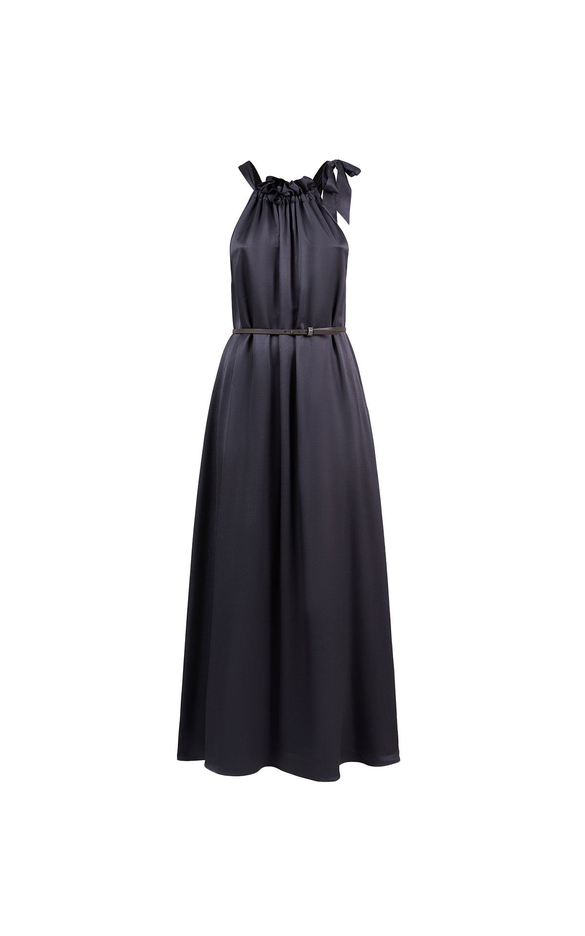  Peserico long black dress