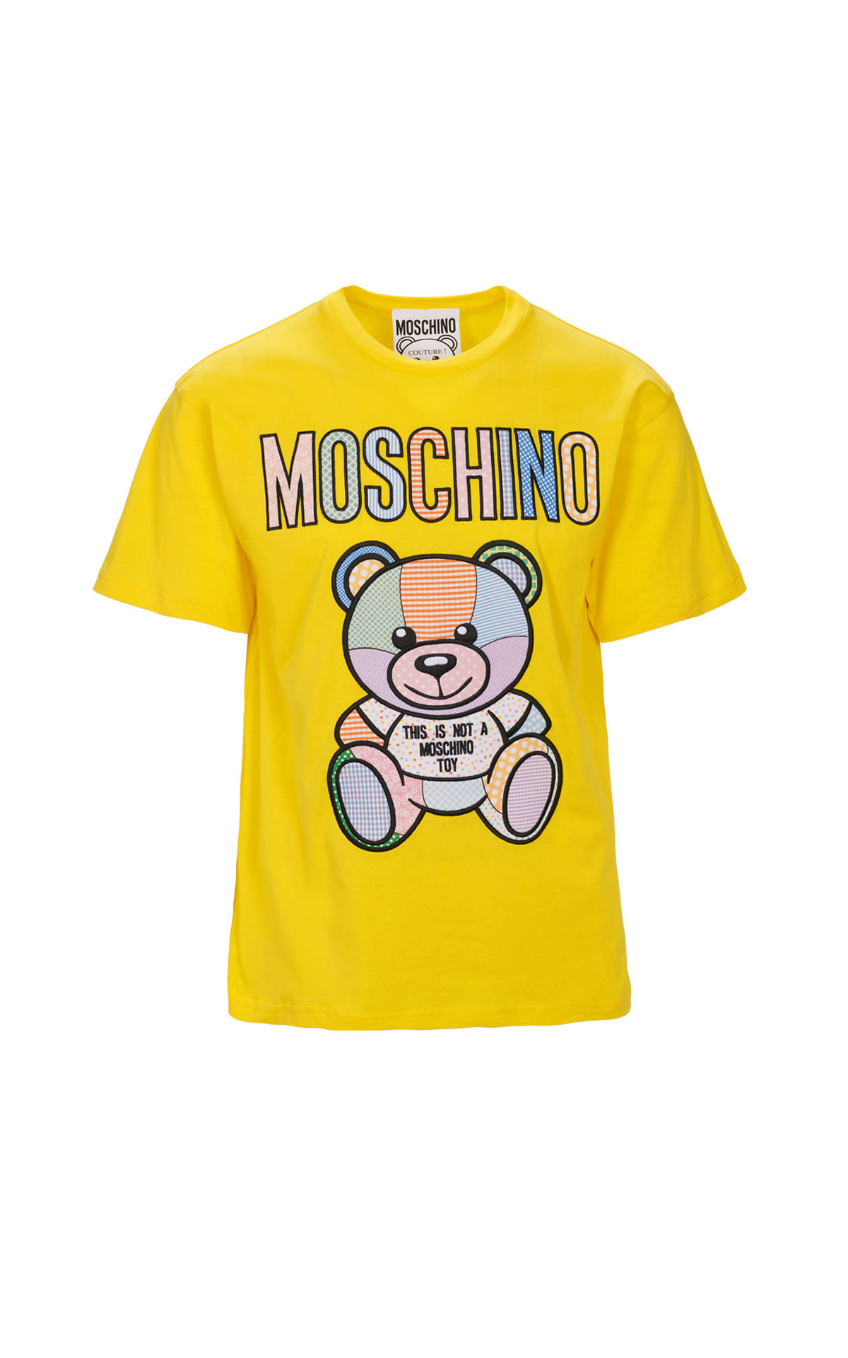 Yellow short sleeve t-shirt Moschino