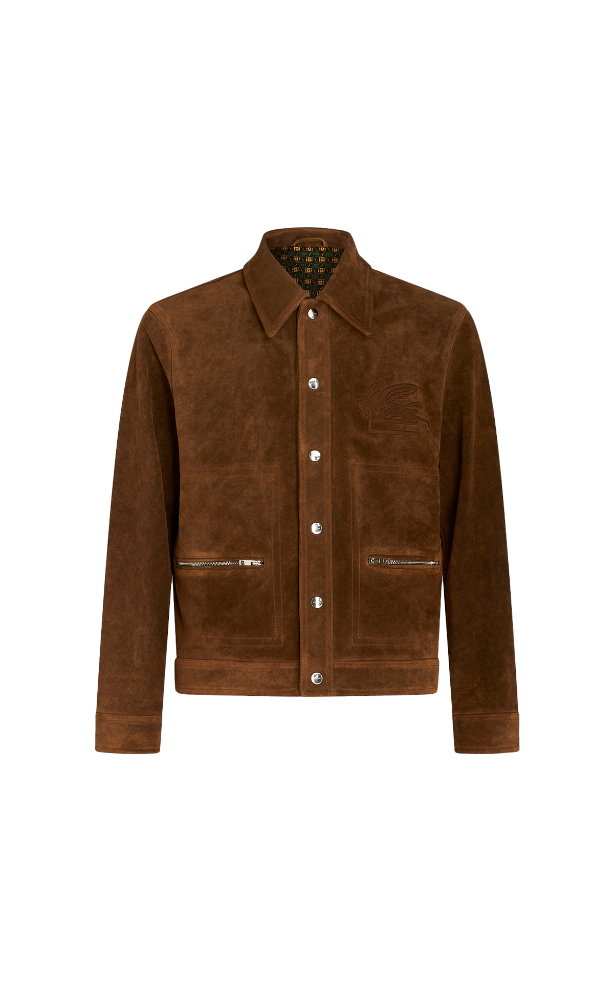Etro Brown suede jacket