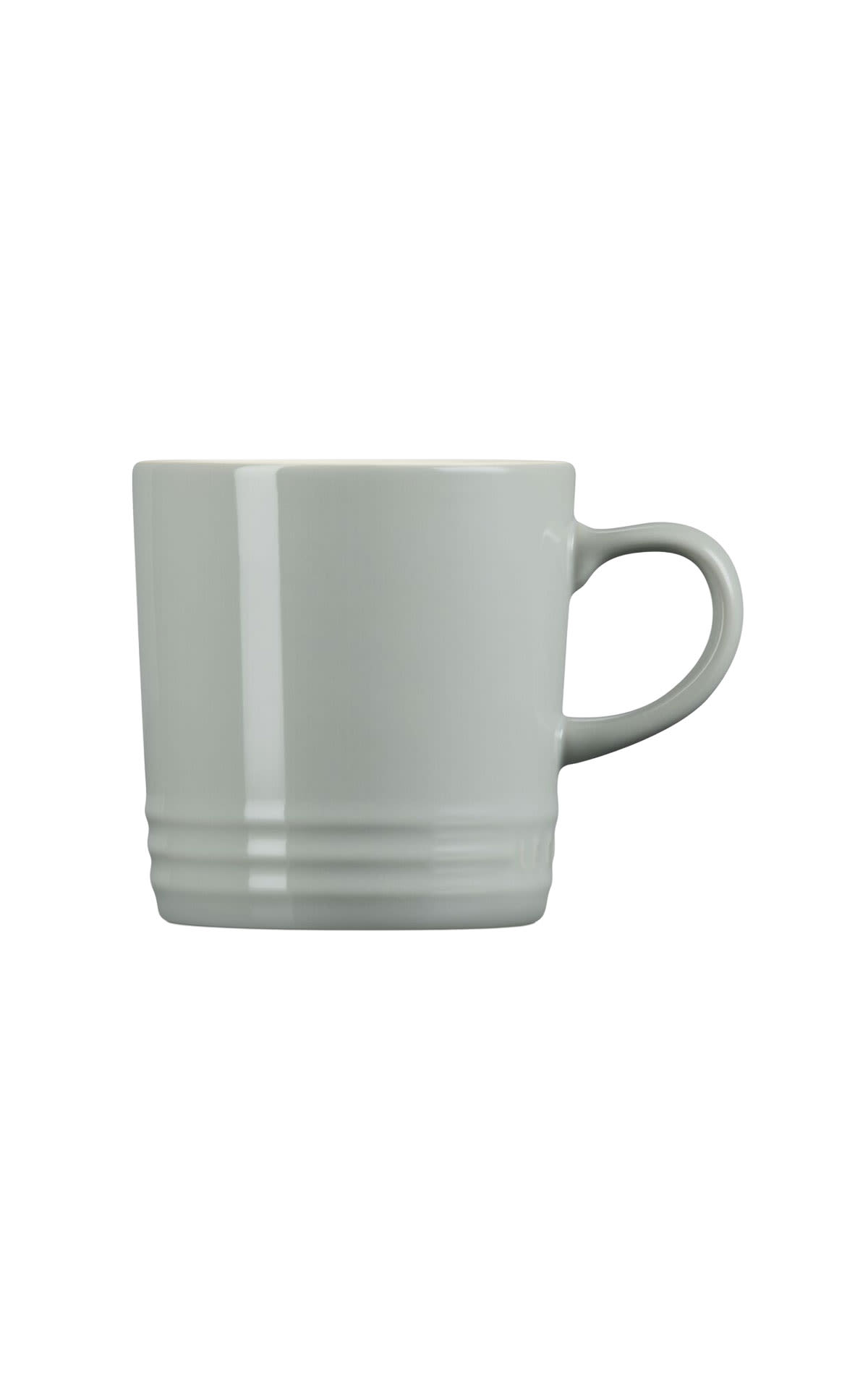 Le Creuset London 350ml coffee mug pistache from Bicester Village