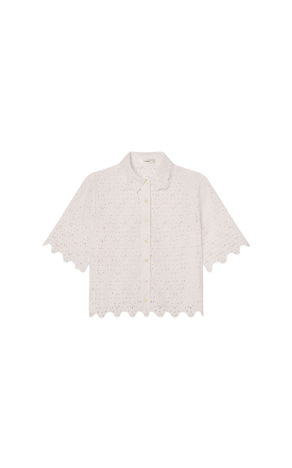 Frame The deco eyelet top from Bicester Village