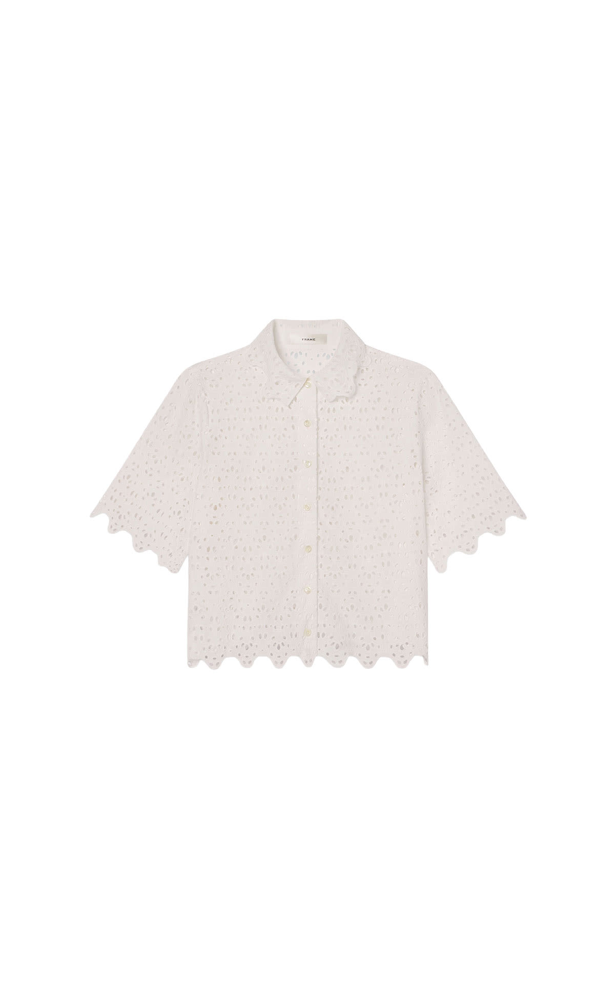 Frame The deco eyelet top from Bicester Village