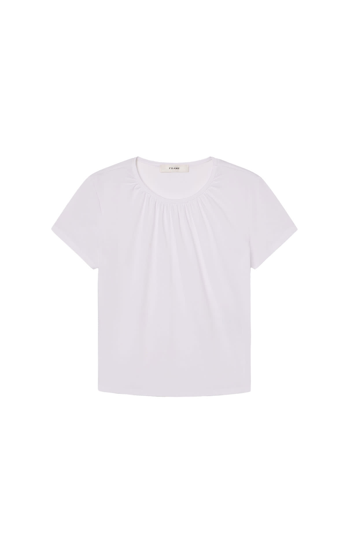 Frame The gathered tee, white from Bicester Village