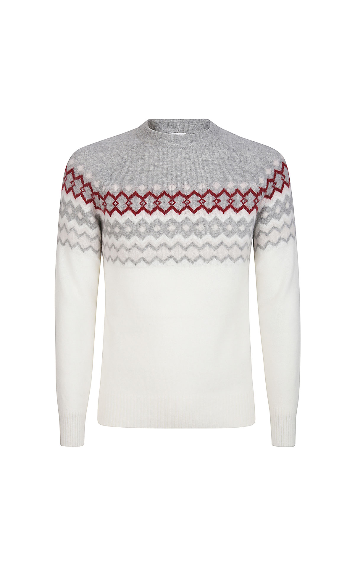 Eleventy Crew-neck jacquard sweater  from Bicester Village