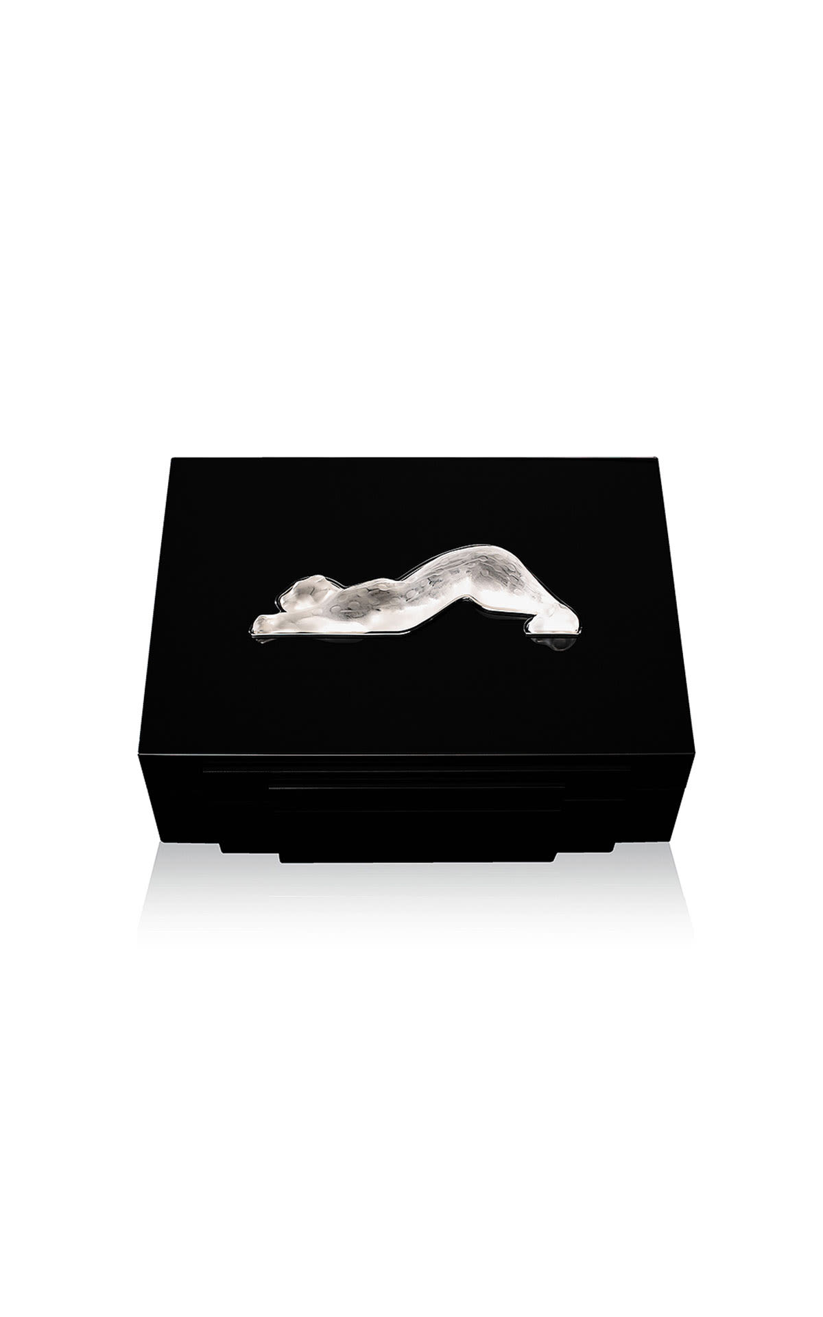 Lalique Zeila black lacquered jewellery box  from Bicester Village