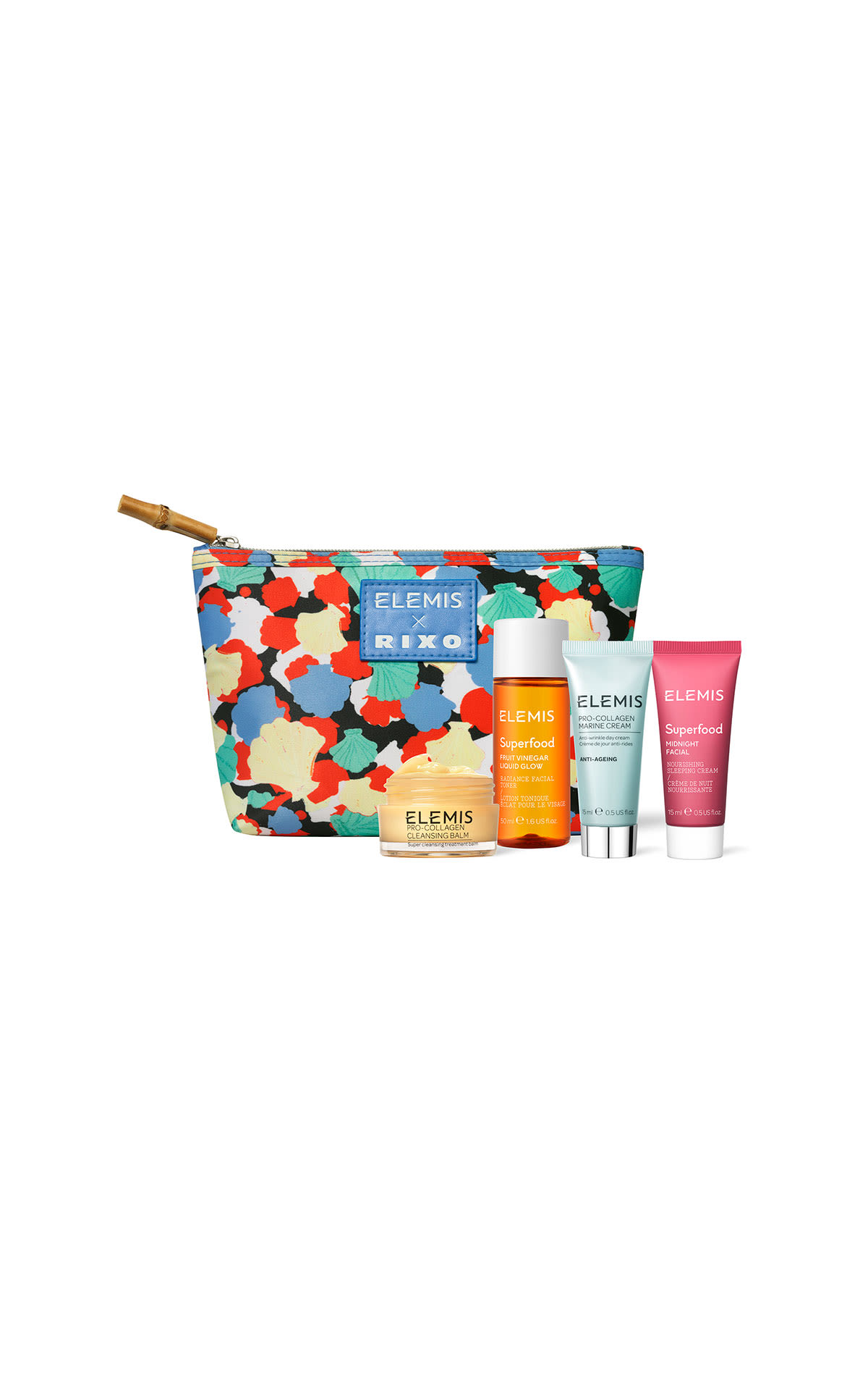 Elemis Elemis x rixo gift with purchase from Bicester Village