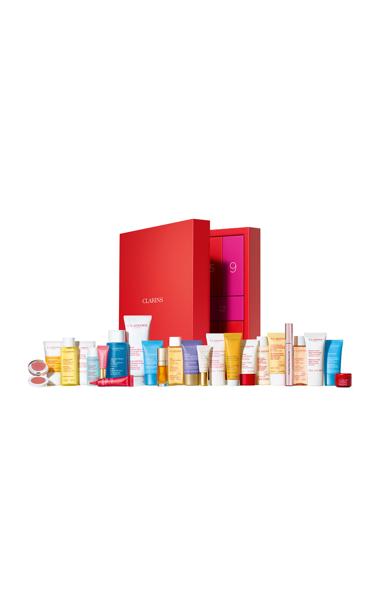 Advent calendar of 24 boxes clarins