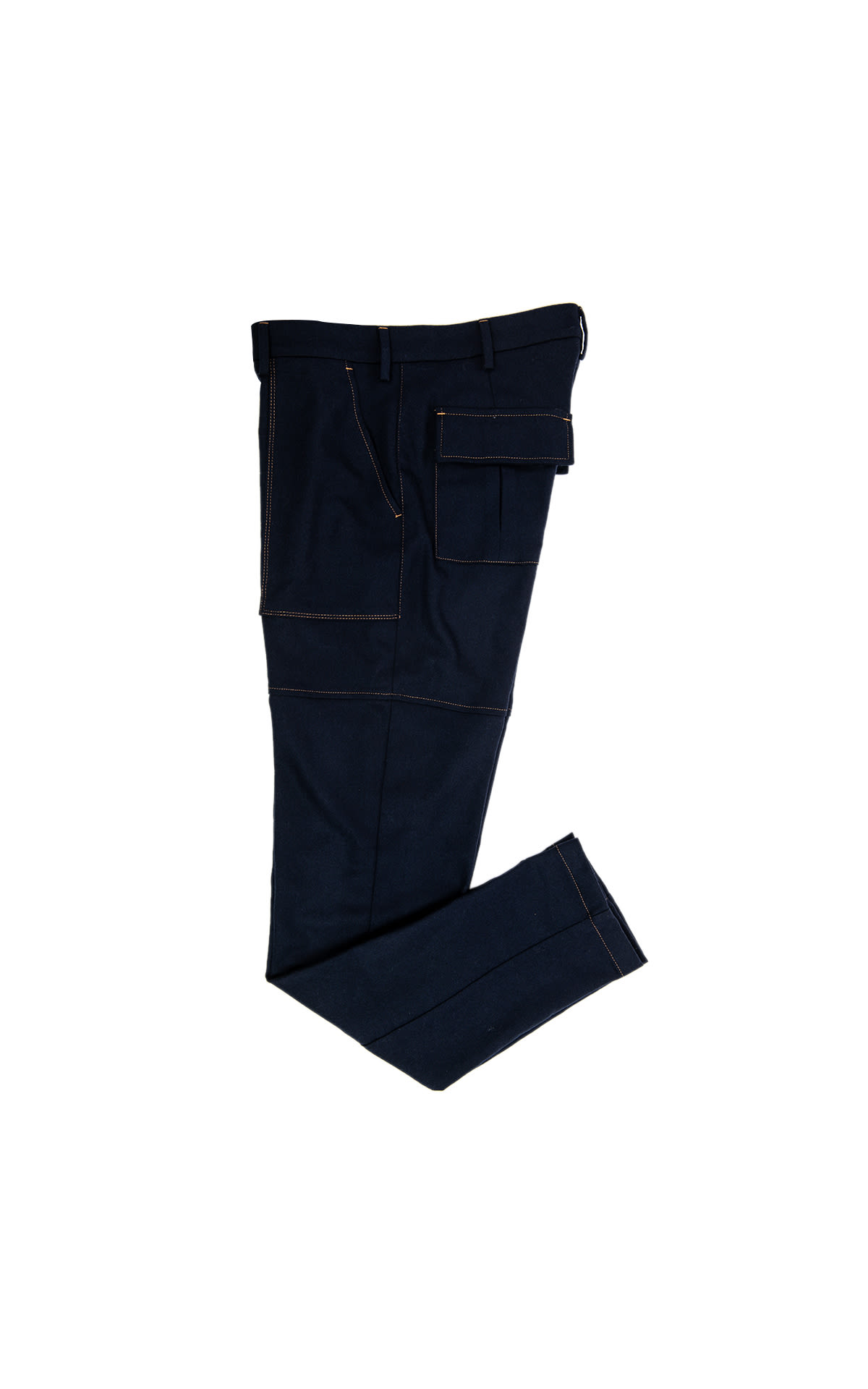 Eleventy Cashmere wool cargo trousers